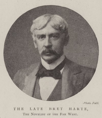 Der verstorbene Bret Harte, der Romanautor des Wilden Westens von English Photographer