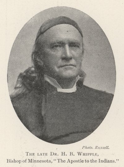 Der verstorbene Dr. H. B. Whipple, Bischof von Minnesota, der Apostel der Indianer von English Photographer