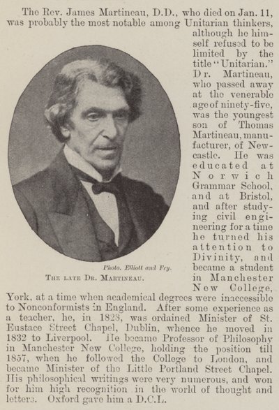 Der verstorbene Dr. Martineau von English Photographer