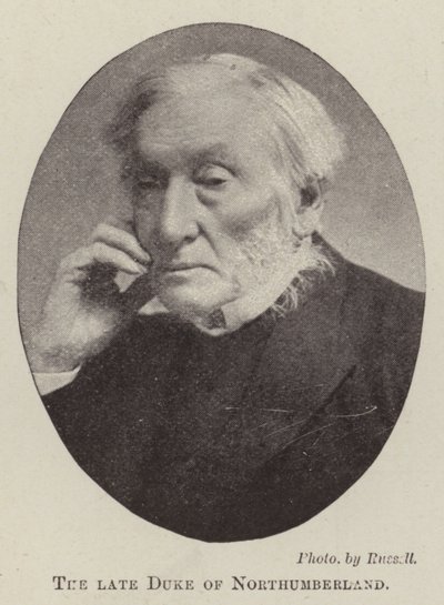 Der verstorbene Herzog von Northumberland von English Photographer
