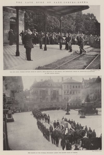 Der verstorbene Herzog von Sachsen-Coburg-Gotha von English Photographer