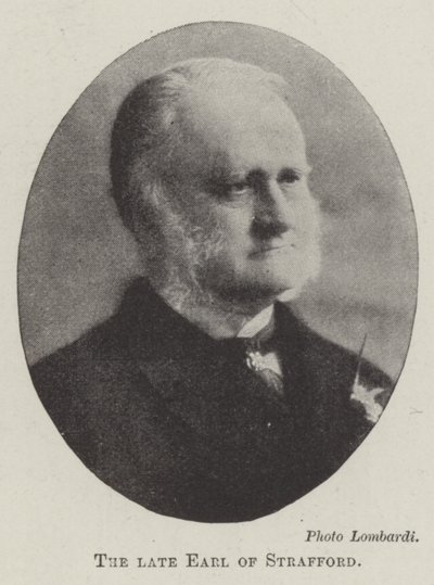 Der verstorbene Earl of Strafford von English Photographer