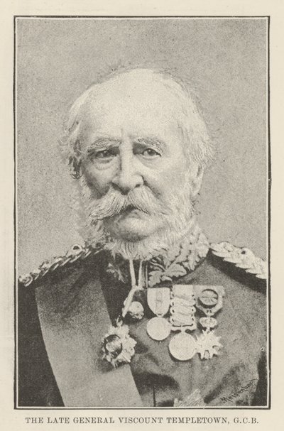 Der verstorbene General Viscount Templetown, GCB von English Photographer