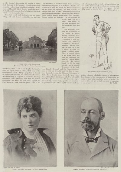 Der verstorbene Lord Randolph Churchill von English Photographer