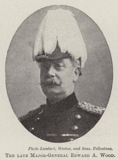 Der verstorbene Generalmajor Edward A. Wood von English Photographer