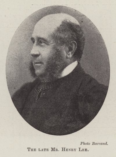 Der verstorbene Mr. Henry Lee von English Photographer
