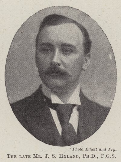 Der verstorbene Herr J. S. Hyland, PhD, FGS von English Photographer