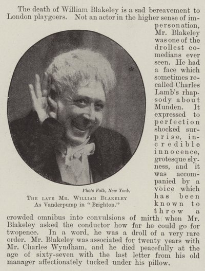 Der verstorbene Mr William Blakeley als Vanderpump in Brighton von English Photographer