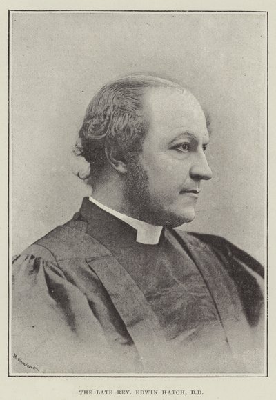 Der verstorbene Reverend Edwin Hatch, DD von English Photographer