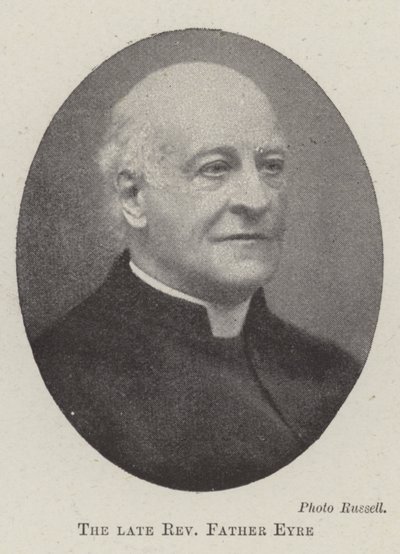 Der verstorbene Reverend Father Eyre von English Photographer
