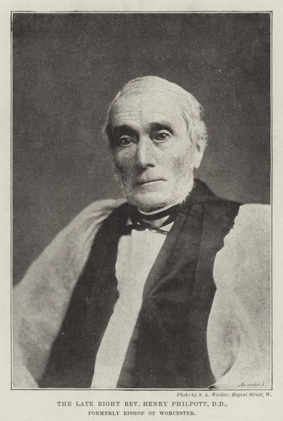 Der verstorbene Henry Philpott, ehemaliger Bischof von Worcester von English Photographer