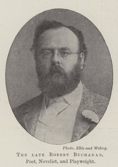 Der verstorbene Robert Buchanan, Dichter, Schriftsteller und Dramatiker von English Photographer