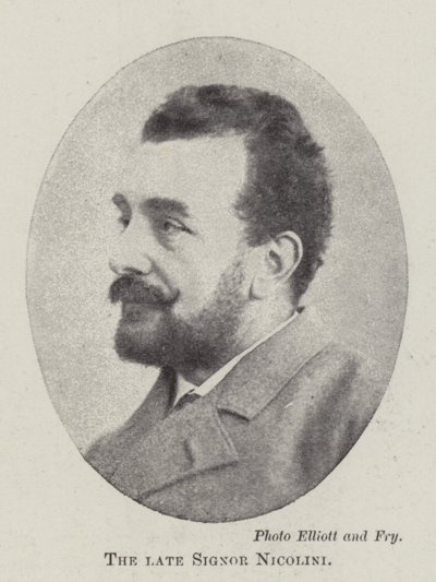 Der verstorbene Signor Nicolini von English Photographer