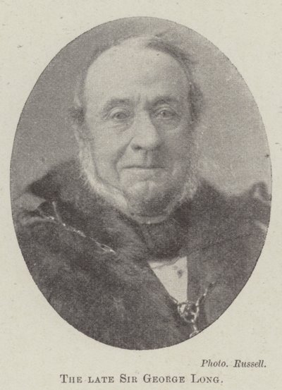 Der verstorbene Sir George Long von English Photographer