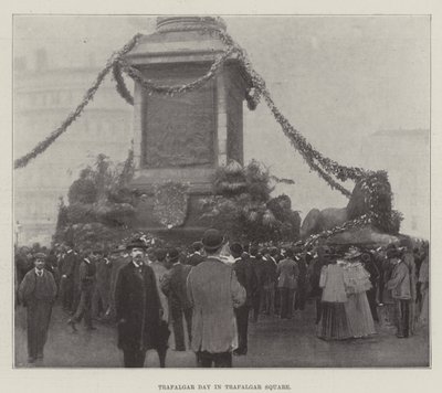 Trafalgar Day auf dem Trafalgar Square von English Photographer