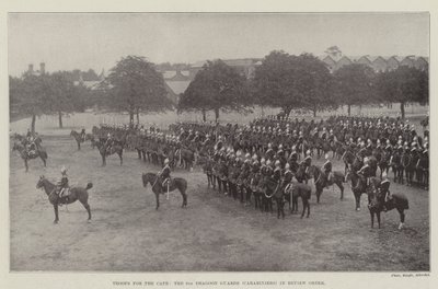 Truppen für das Kap, die 6. Dragonerwache (Karabiniers) in Paradeuniform von English Photographer