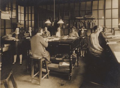 Unidentifizierte englische Ingenieurwerke, frühes 20. Jahrhundert (s/w Foto) von English Photographer