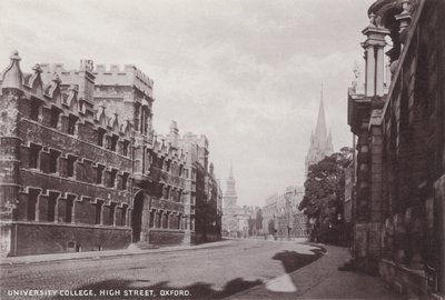 University College, High Street, Oxford von English Photographer