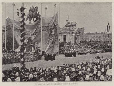 Enthüllung der Statue von Kaiser Wilhelm I. in Berlin von English Photographer