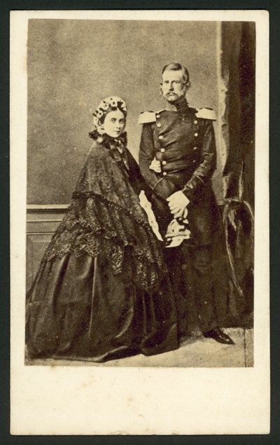 Victoria, Prinzessin Royal, und Prinz Friedrich von Preußen von English Photographer