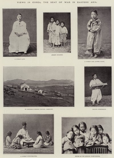 Ansichten in Korea, der Kriegsschauplatz in Ostasien von English Photographer
