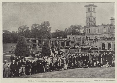 Besuch der Manchester Unity of Oddfellows auf dem Gelände des Osborne House von English Photographer