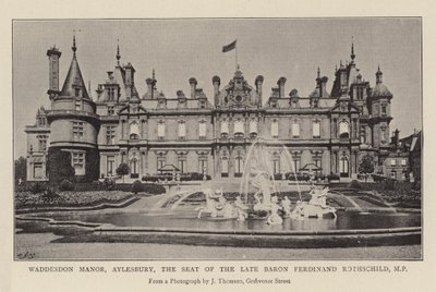 Waddesdon Manor, Aylesbury, der Sitz des verstorbenen Barons Ferdinand Rothschild, MP von English Photographer