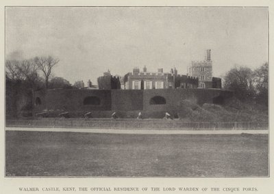Walmer Castle, Kent, die offizielle Residenz des Lord Warden of the Cinque Ports von English Photographer