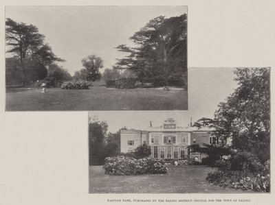 Walpole Park, vom Ealing District Council für die Stadt Ealing gekauft von English Photographer