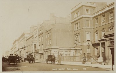 Kriegsministerium, Pall Mall von English Photographer