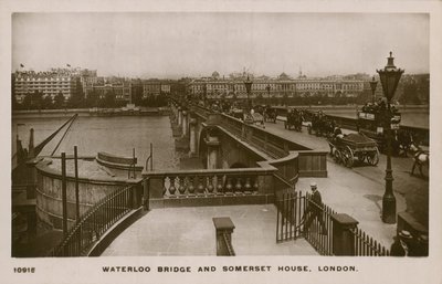 Waterloo Bridge und Somerset House, London von English Photographer