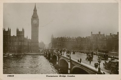 Westminster Bridge, London von English Photographer