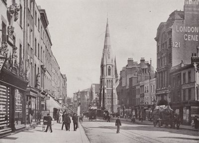 Westminster Bridge Road, mit der Christ Church von English Photographer