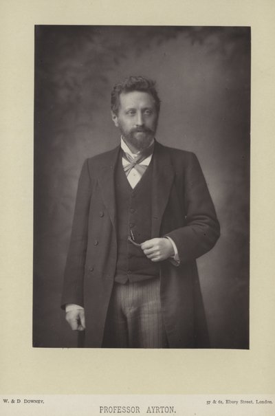 William Edward Ayrton von English Photographer