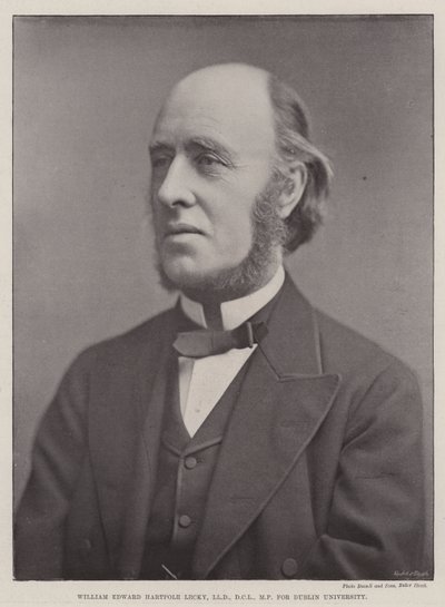 William Edward Hartpole Lecky, LLD, DCL, MP, für die Universität Dublin von English Photographer