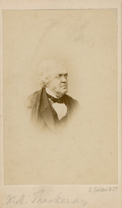 William Makepeace Thackeray von English Photographer