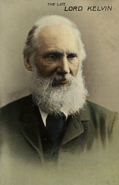 William Thomson, 1. Baron Kelvin (1824-1907), britischer Physiker und Ingenieur (koloriertes Foto) von English Photographer
