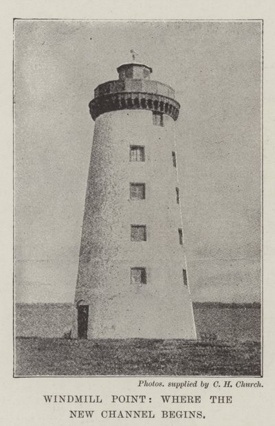 Windmill Point, wo der neue Kanal beginnt von English Photographer