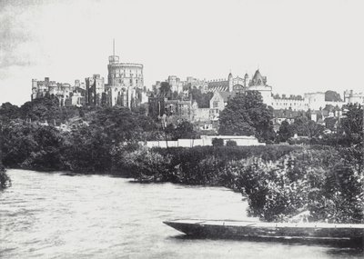 Schloss Windsor von der Themse von English Photographer