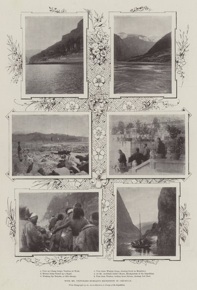 Mit der Expedition von Herrn Pritchard-Morgan in Szechuan von English Photographer