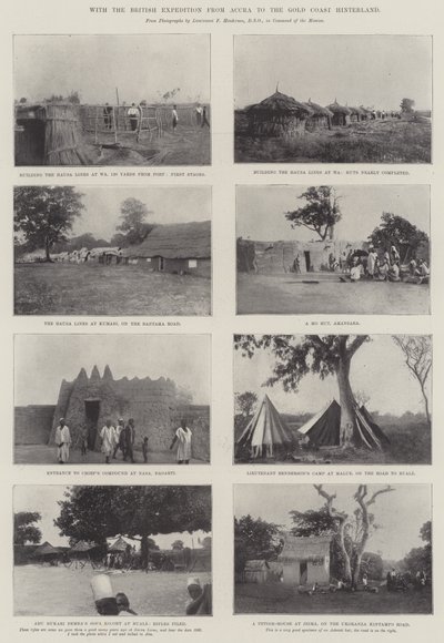 Mit der britischen Expedition von Accra ins Hinterland der Goldküste von English Photographer