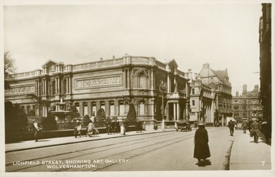 Wolverhampton Kunstgalerie, Lichfield Street von English Photographer