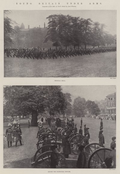 Junges Britannien unter Waffen von English Photographer