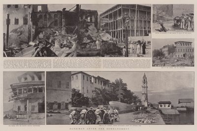 Sansibar nach dem Bombardement von English Photographer