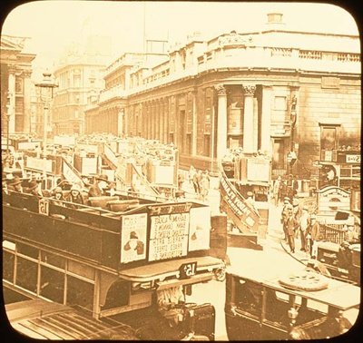 Bank of England und die Royal Exchange, London von English Photographer English Photographer