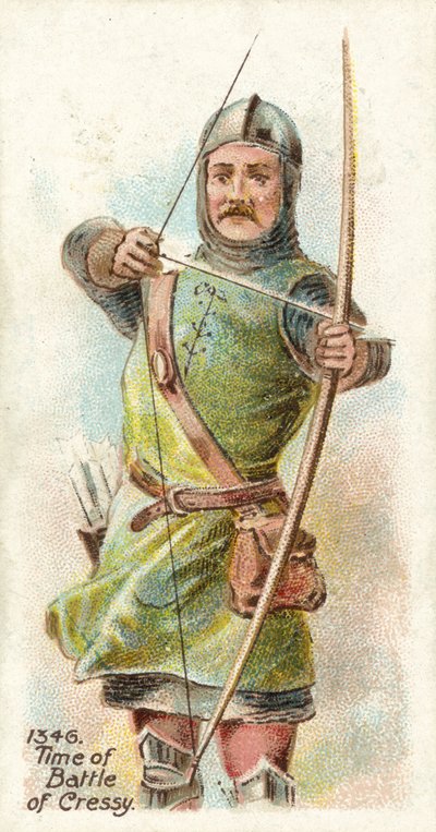 1346, Zeit der Schlacht von Cressy von English School