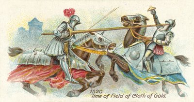 1520, Zeit des Feldes des Goldenen Tuchs von English School