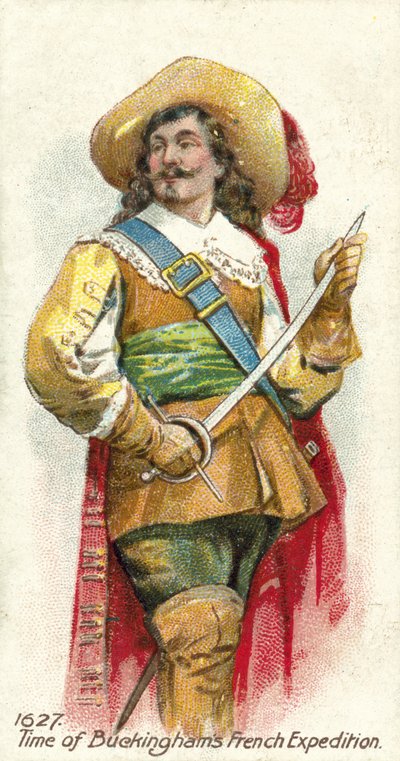 1627, Zeit von Buckinghams Frankreich-Expedition von English School