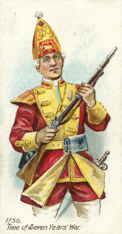 1756, Zeit des Siebenjährigen Krieges von English School