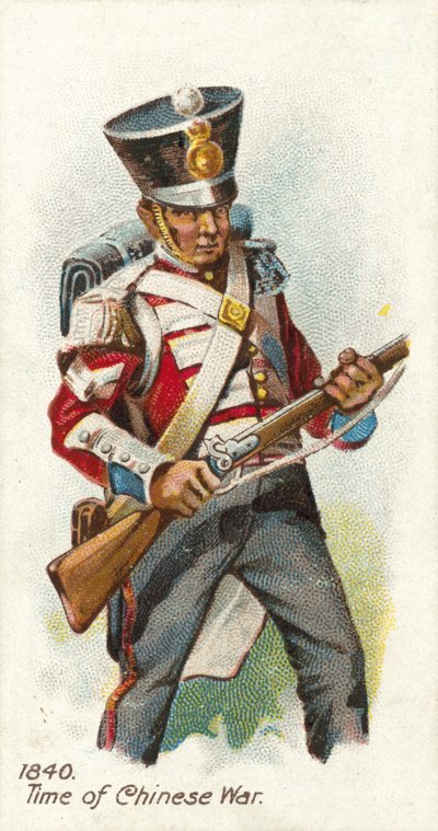 1840, Zeit des Chinesischen Krieges von English School